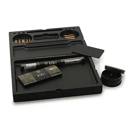 Benji Bankroll Bamboo Tray Kit for Premium Rolling Sessions