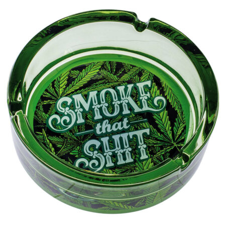 Fujima Smoke That Shit Glass Ashtray - 6.25"