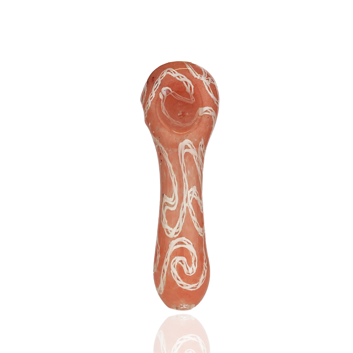 Artisan 4.5" Spoon Pipe with Twisted Frit Glass - Image 7