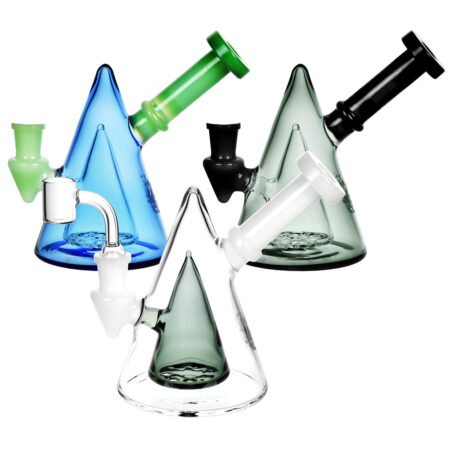 Pulsar Meta Megaphone Dab Rig - 6" / 14mm F / Colors Vary
