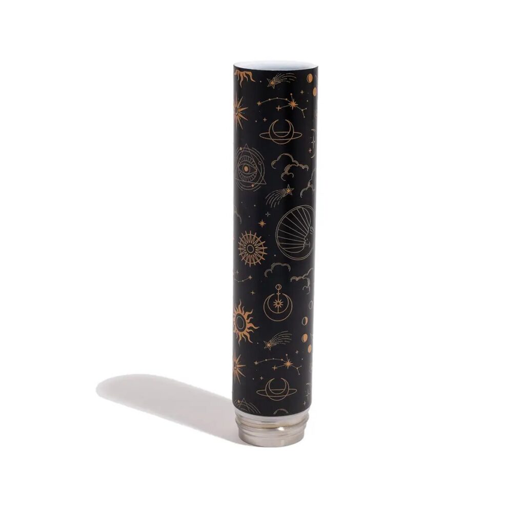 Chill – Mix & Match Series – Embossed Celestial Matte Black Bong Neckpiece