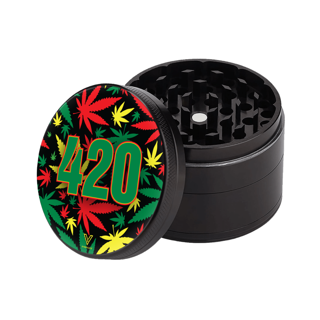 420 Rasta 4-Piece SharpShred Grinder