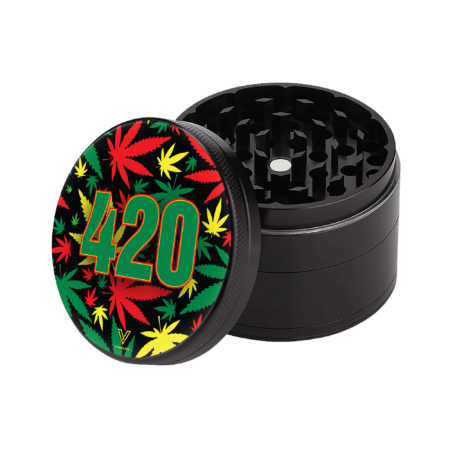 420 Rasta 4-Piece SharpShred Grinder