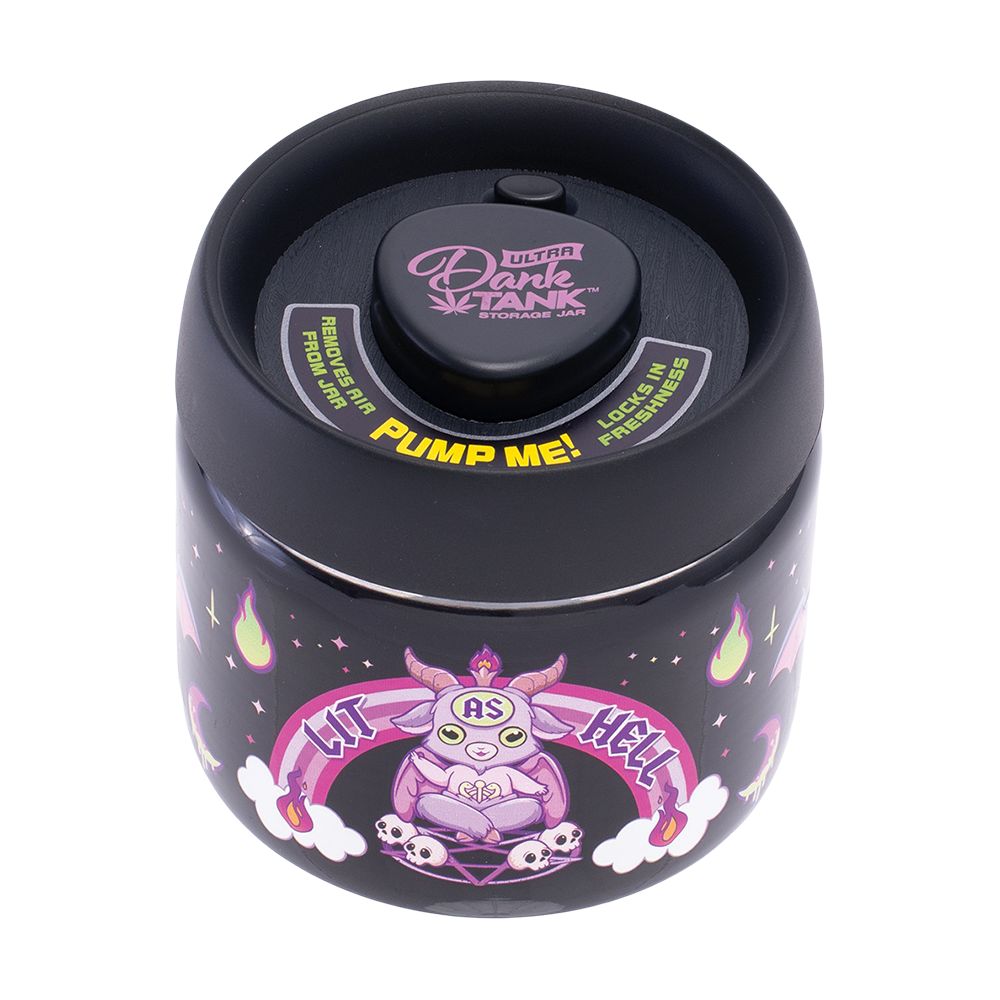 Fujima Dank Tank Vacuum Glass Jar – 4.2″ / Lit As Hell