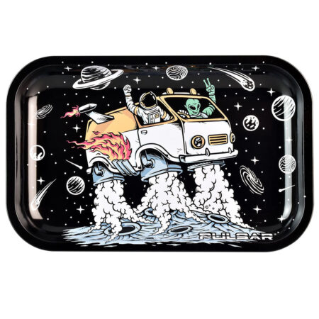 Pulsar Metal Rolling Tray – 11″x7″/Space Van