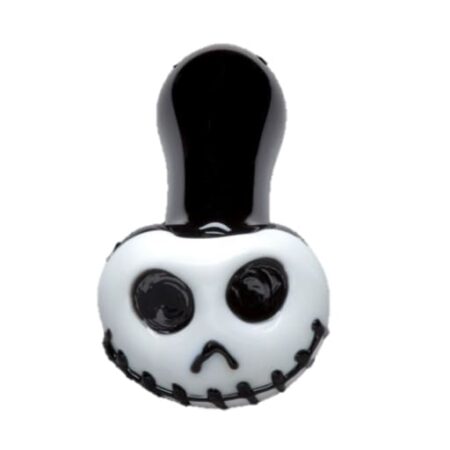 Jack Skellington Glass Pipe Handcrafted Smoking Accessory