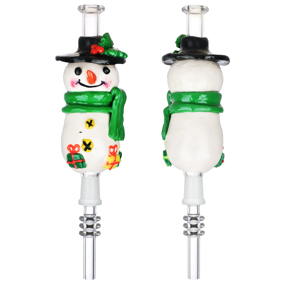 Snowman Vapor Vessel w/ Quartz Tip – 7″ / 10mm F