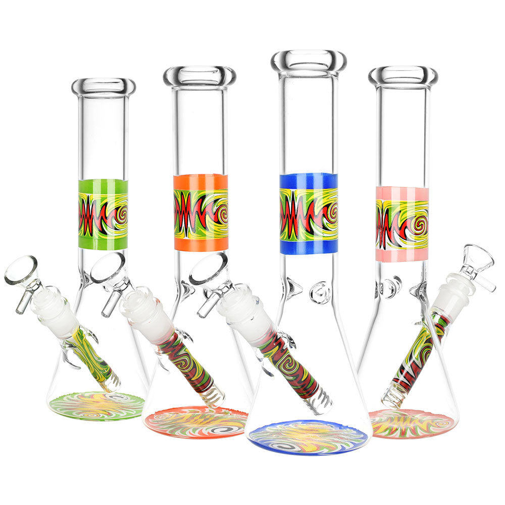 Vacillating Vibe Beaker Water Pipe – 9.75″