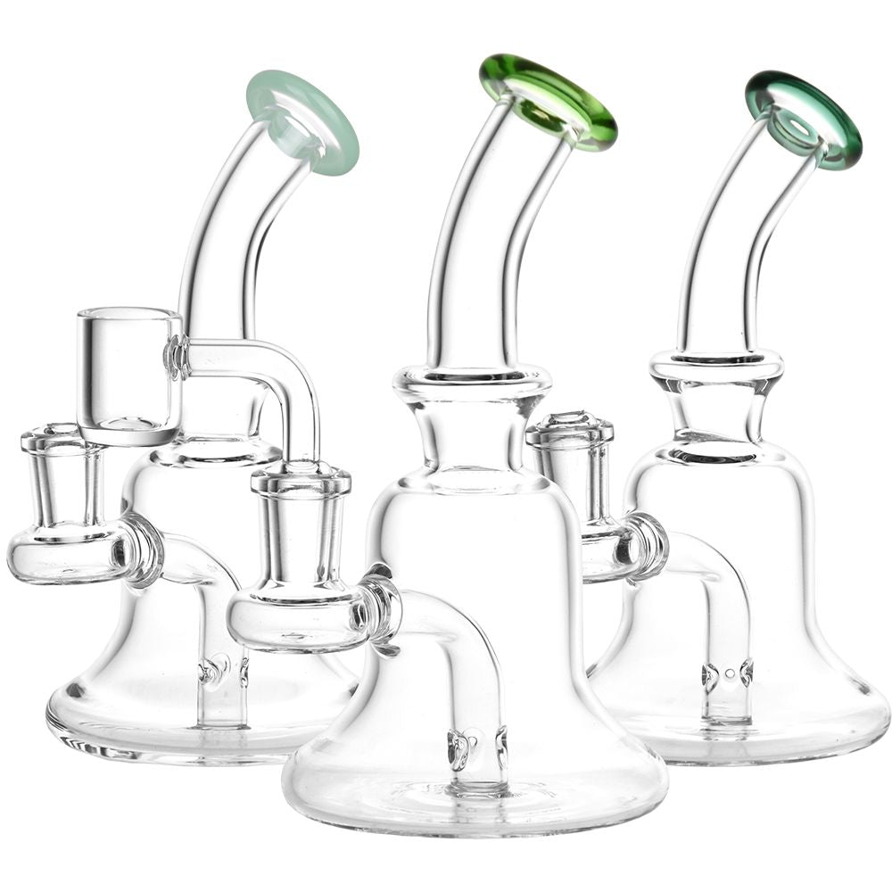 No Muss, No Fuss Bell Style Glass Dab Rig – 6.25″ / 14mm