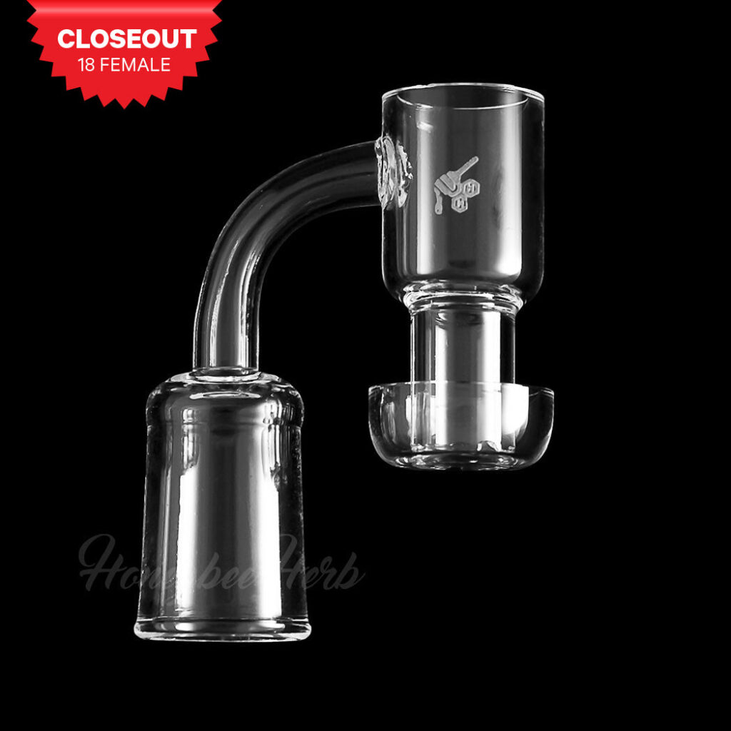 HONEYSUCKLE QUARTZ BANGER – 90° DEGREE | YL-CLOSEOUT