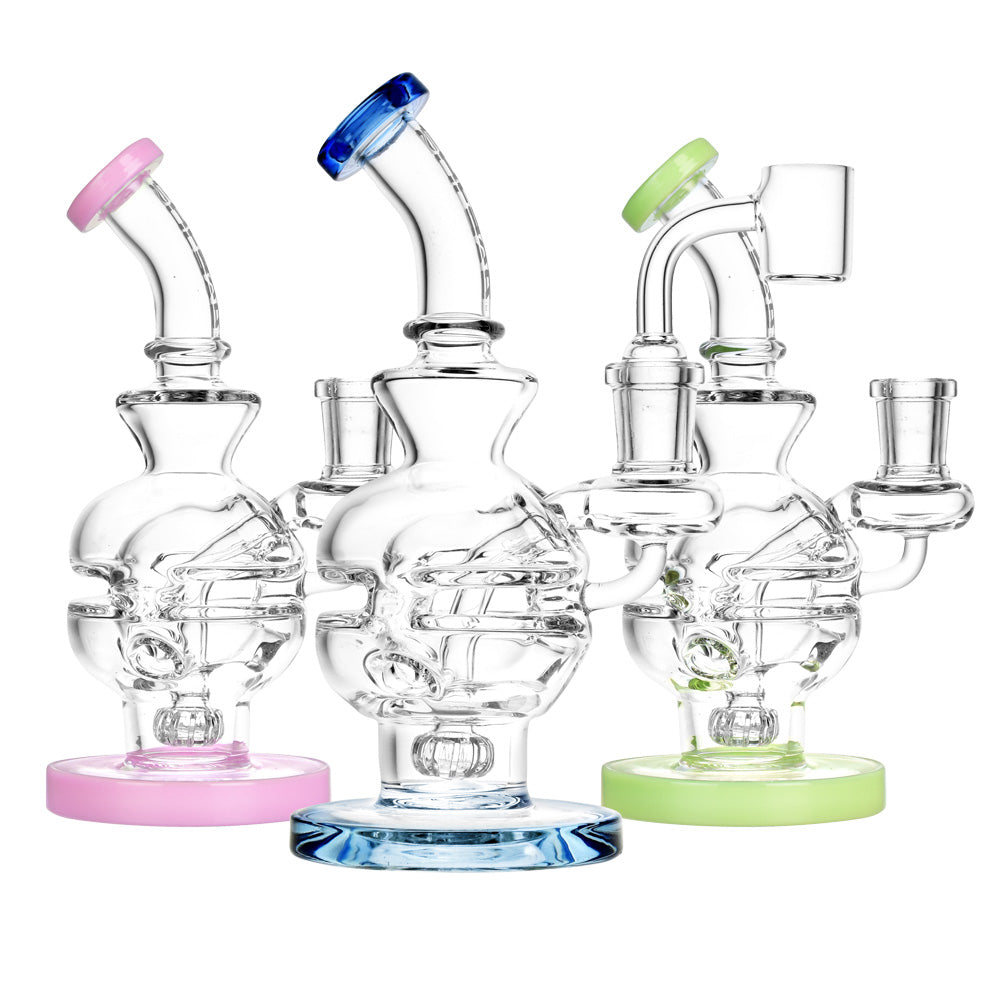 Pulsar Mini Egg Dab Rig – 7″ / 14mm F / Colors Vary
