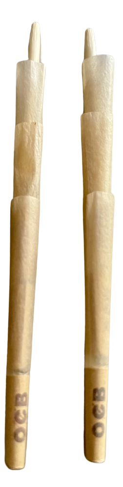 Unbleached OCB Virgin 1.25 1 1/4″ Size Natural Rolling 6 Cones Pack