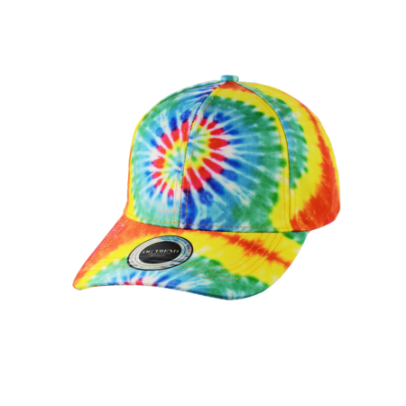 Tie-Dye Patterned Snapback Hat