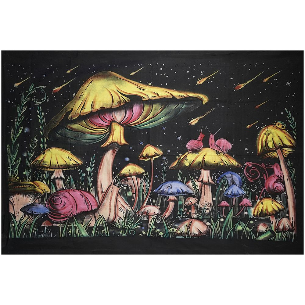 ThreadHeads Mushroom Meteor Shower Tapestry – 55″x83″