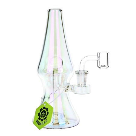 SeshGear Lava Lamp Electroplated Ombre Glass Dab Rig – 8″ / 14mm F