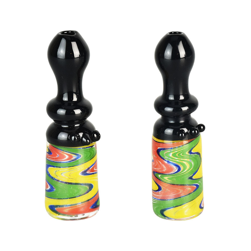 Rasta Dream Machine Chillum Pipe – 3.25″