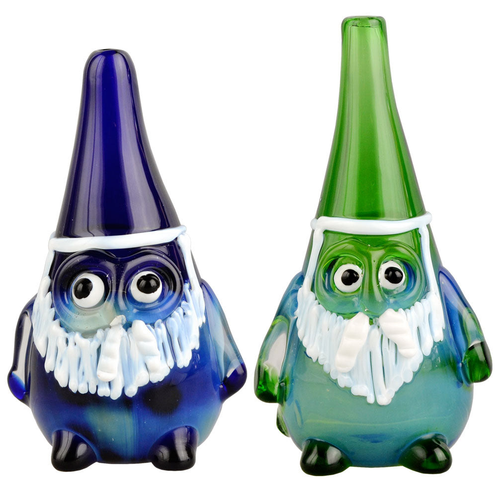 Gnome Hand Pipe – 4″ / Colors Vary