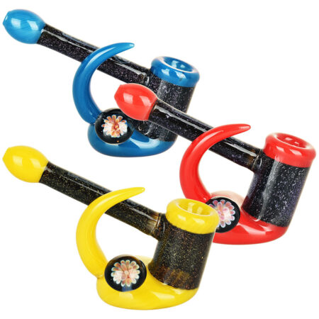 Pulsar Emergent Flower Bubbler Pipe - 5"/Clrs Vry