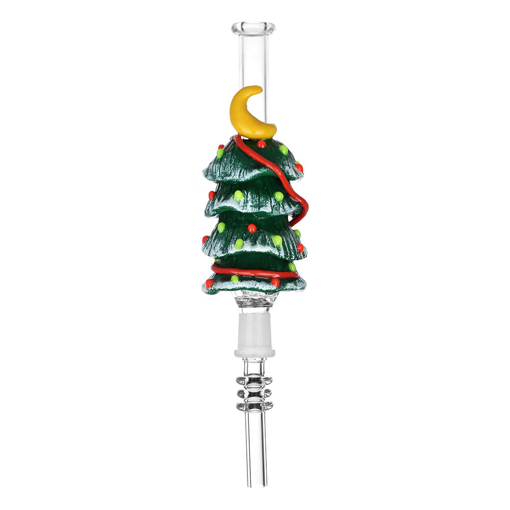 Christmas Tree Vapor Vessel w/ Quartz Tip – 7″ / 10mm F