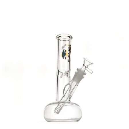 Straight Bubble Base Bong with Diffused Downstem