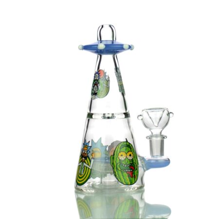 Ufo Bong Water Pipe with 14mm Male Bowl for Smooth Smoking Experience