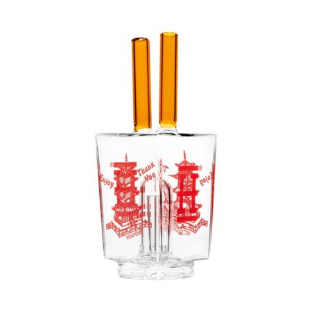 Hemper Chinese Takeout Glass Attachment for Puffco Peak & Peak Pro - 5.25
