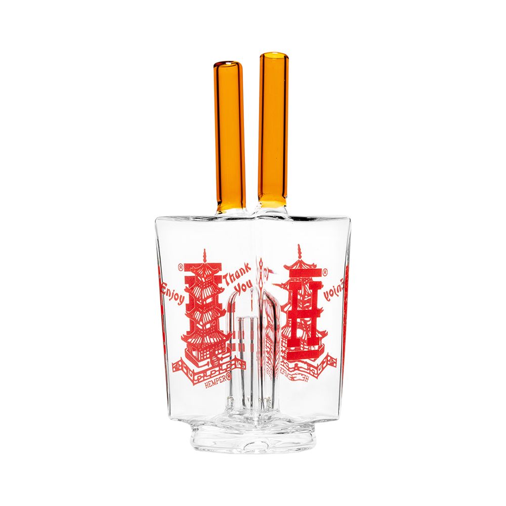 Hemper Chinese Takeout Glass Attachment for Puffco Peak & Peak Pro – 5.25