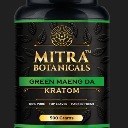 Mitra Botanicals Green Maeng Da – Kratom (500 Grams Powder)