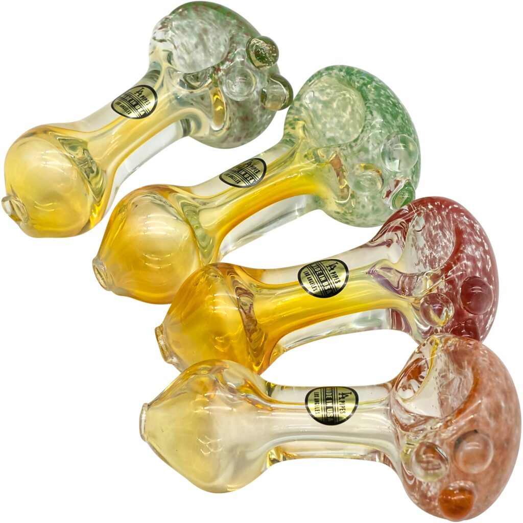 LA Pipes “Thick Neck Freckles” Spoon Pipe