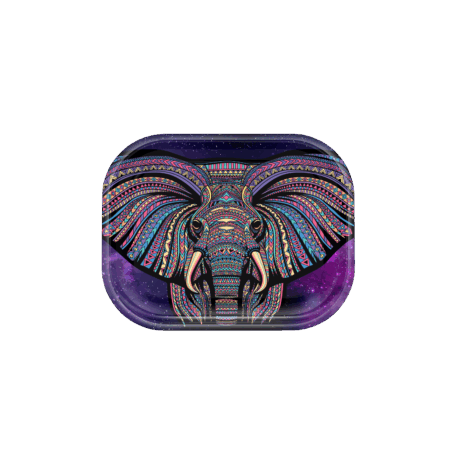 Elephant Metal Rollin' Tray