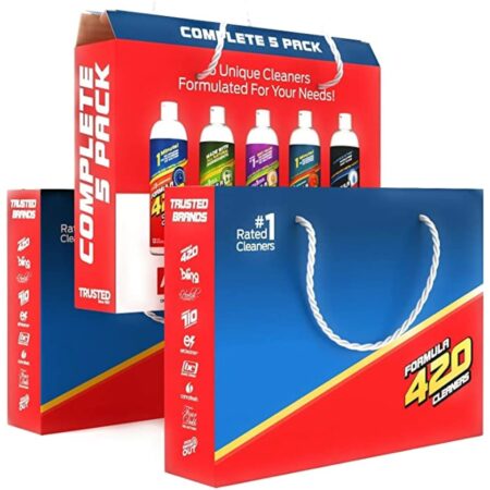 Formula 420 Glass Cleaner 4 Fl Oz 5-Unit Pack for Pipes