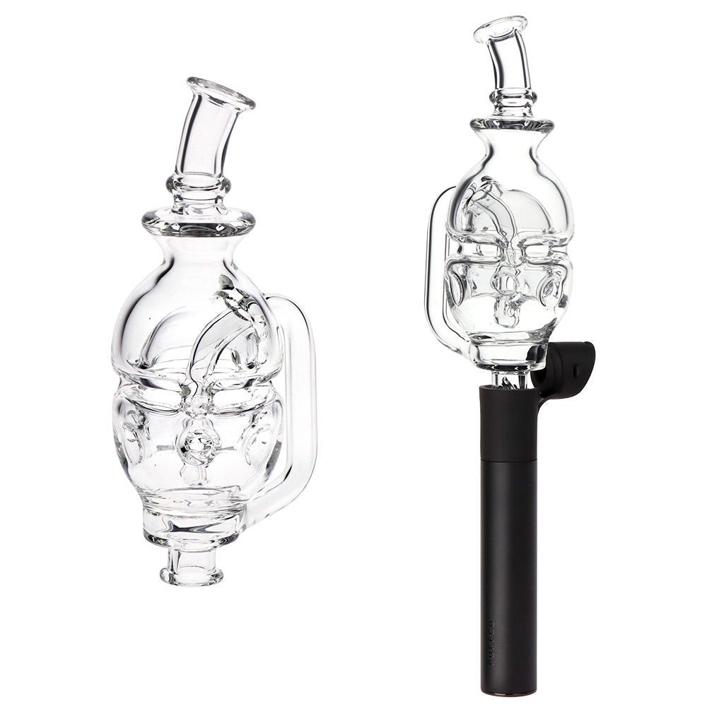 Pulsar Fab Egg Bubbler Glass Mouthpiece Attachment for Puffco Pivot – 5″ / Clear
