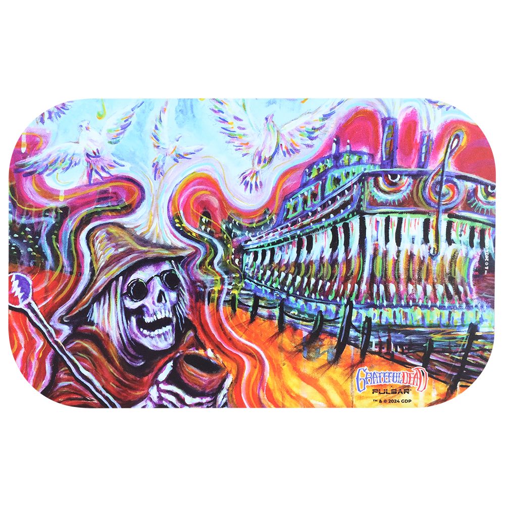 Grateful Dead x Pulsar Magnetic Rolling Tray Lid – Steamboat / 11″ x 7″