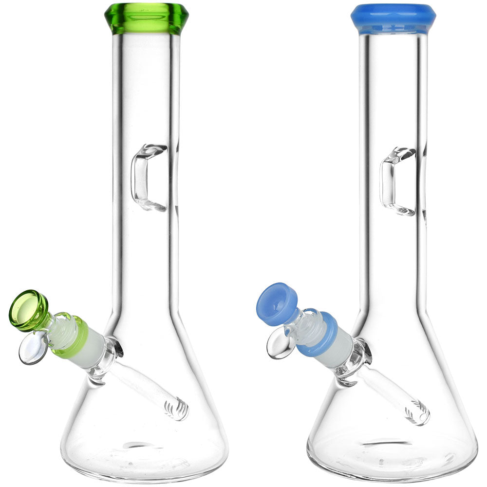 Fresh Press Beaker Glass Water Pipe – 11.75″ / 14mm F / Colors Vary