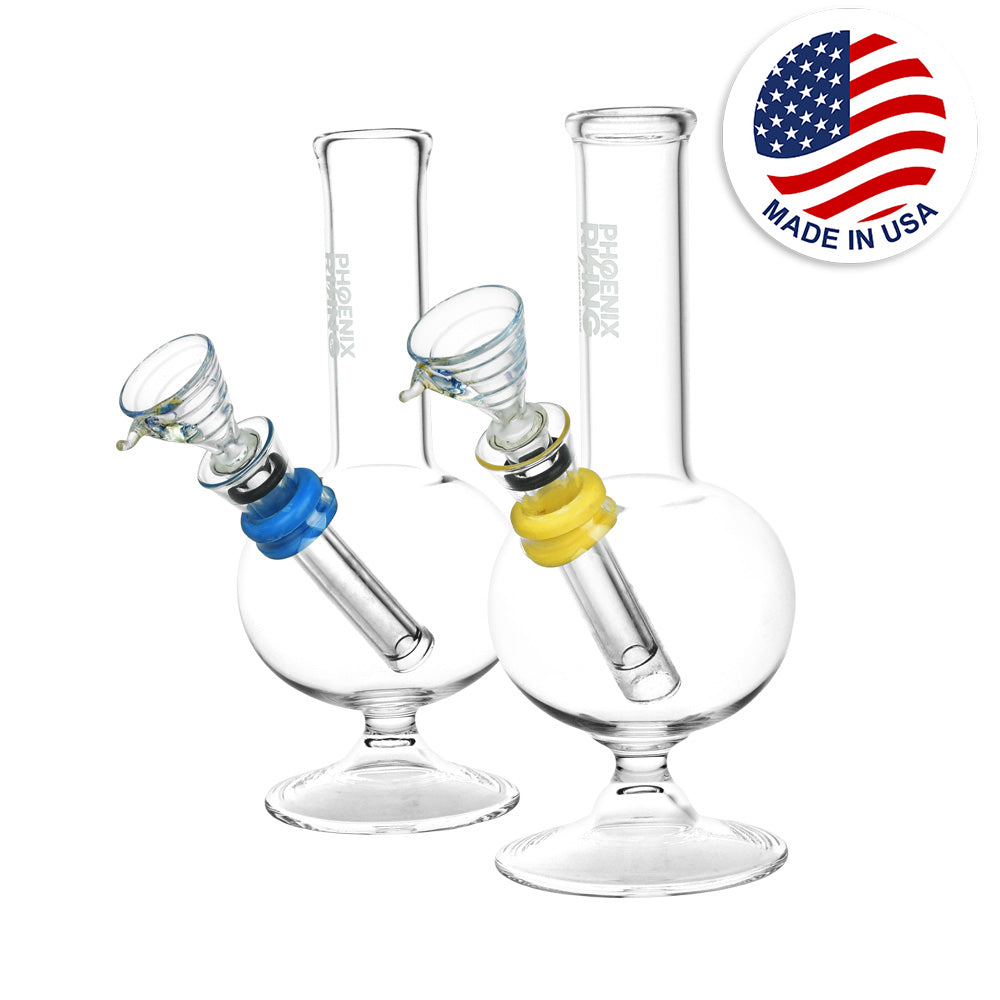 Phoenix Rising Mini Bubble Water Pipe – 6.75″/Colors Vary