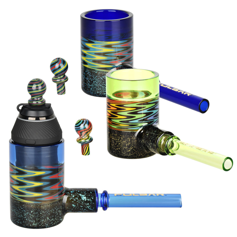 Pulsar Funky Fireflies Hand Pipes for Puffco Proxy w/ Carb Cap | 5.75″
