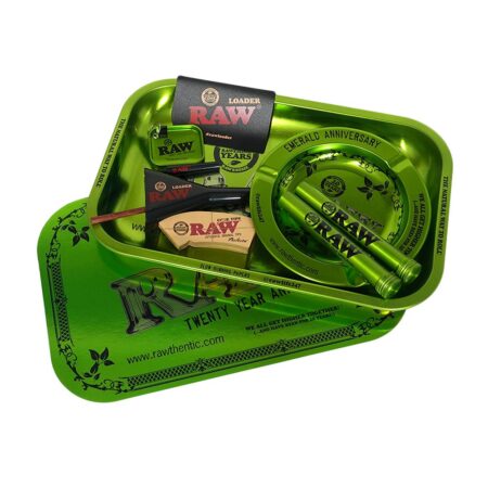 RAW 20th Anniversary Emerald Smoker’s Kit