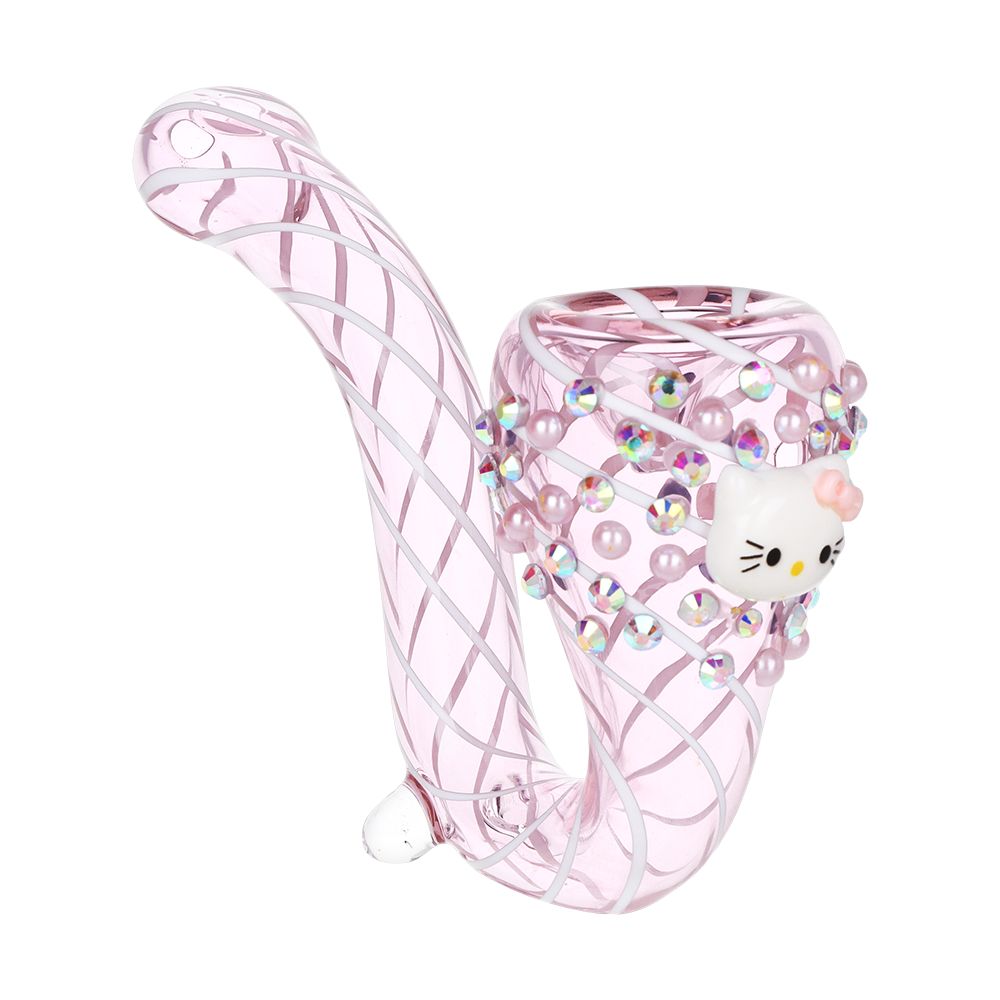Greetings Hello Kitty Sherlock Glass Pipe – 5.25″