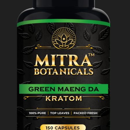 Mitra Botanicals Green Maeng Da – Kratom (150 Capsules)