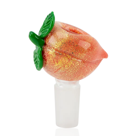 Peachy 14mm Glass Bowl Piece by Empire Glassworks