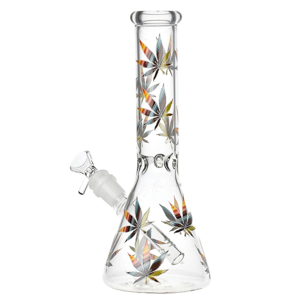 Turn On Your Hemp Lights Beaker Glass Water Pipe – 9.75″