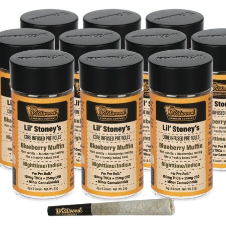 Wildwood THCA Live Resin Core Infused Pre-Rolls | 0.5g | 5pc | 10pk Bundle