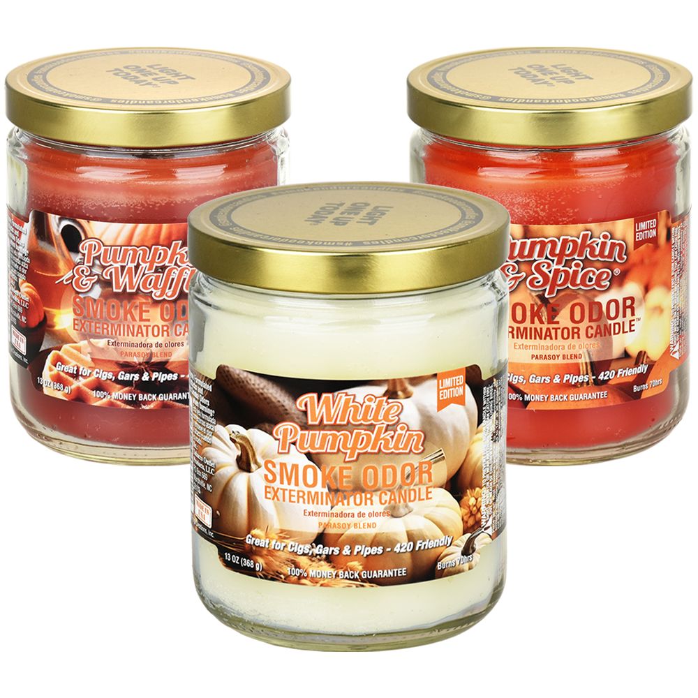 Smoke Odor Exterminator Candles – 13oz / Pumpkin Patch 12ct