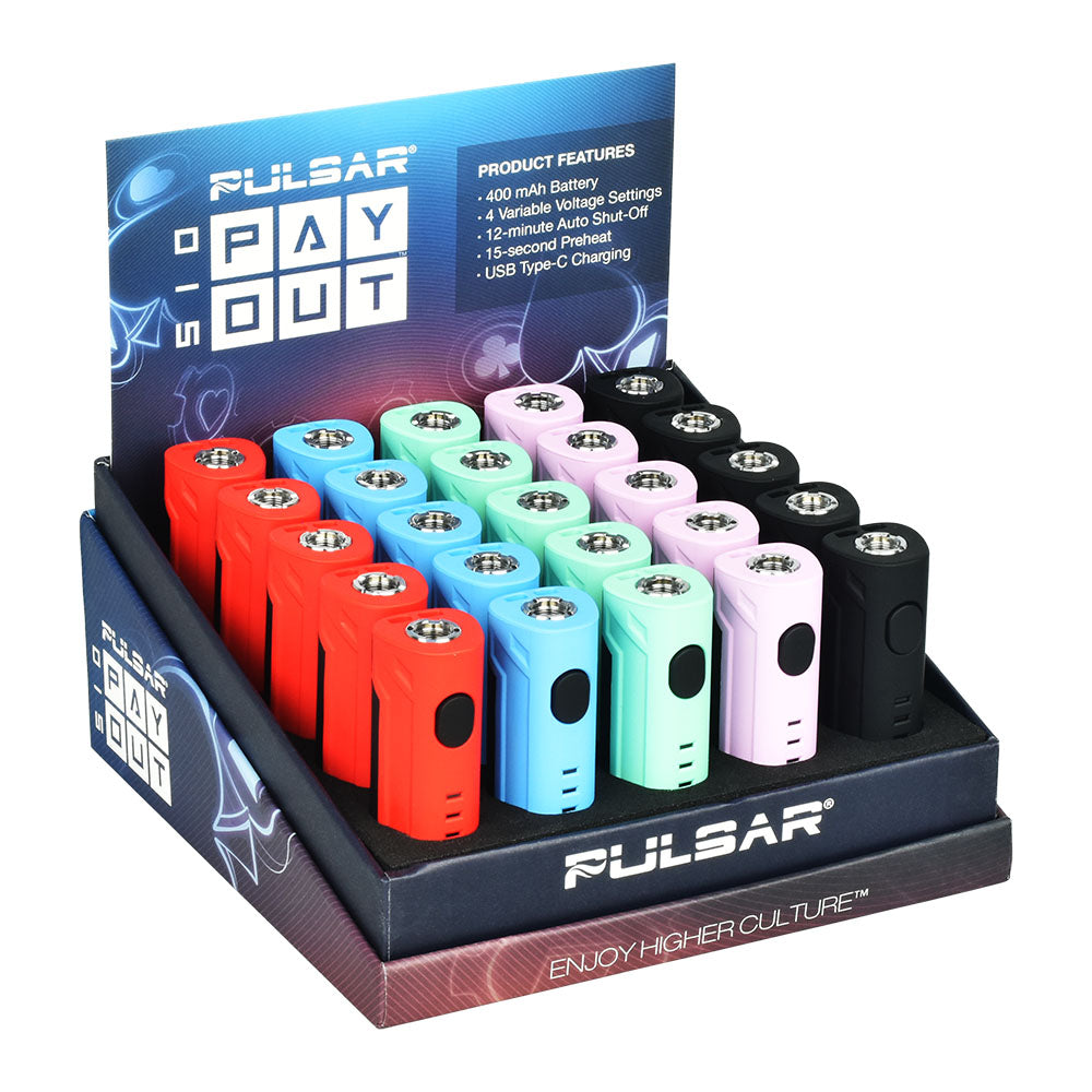Pulsar 510 Payout VV Battery – 400mAh / 25pcs