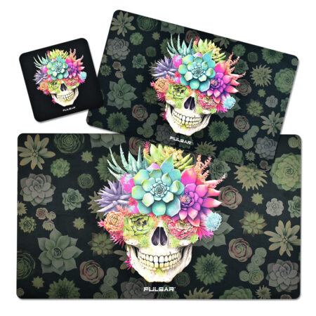 Pulsar DabPadz Fabric Top Dab Mat | Succulent Smile