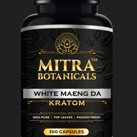 Mitra Botanicals White Maeng Da – Kratom (300 Capsules)