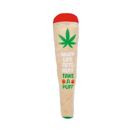 STONED PUPPY JOINT SQUEAKY DOG TOY