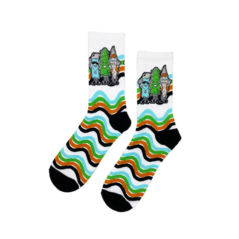 Buddies Socks Fits All for Comfort and Durability – smoke