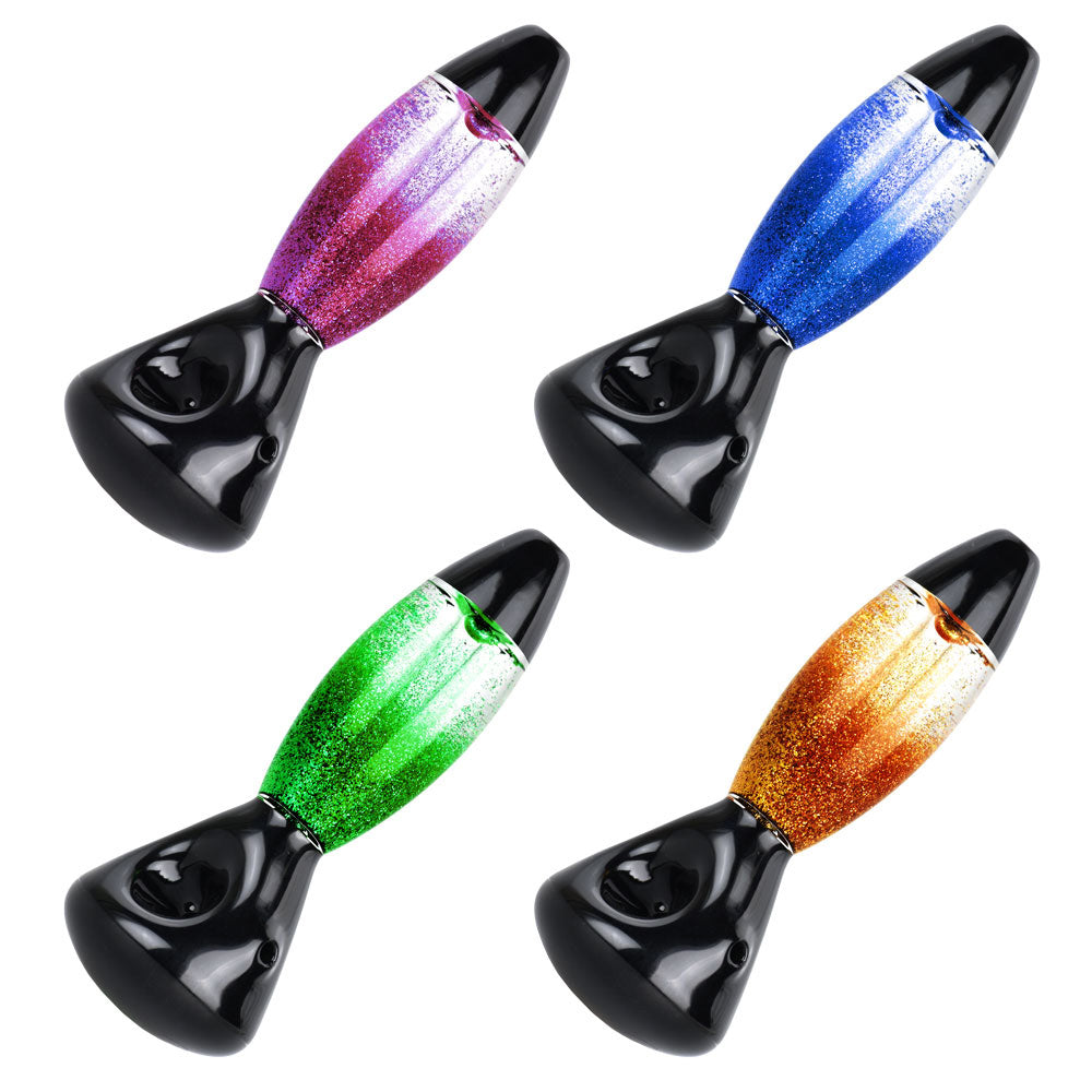 Lava Lamp Freezable Glycerin Hand Pipe – 4.5″ / Colors Vary