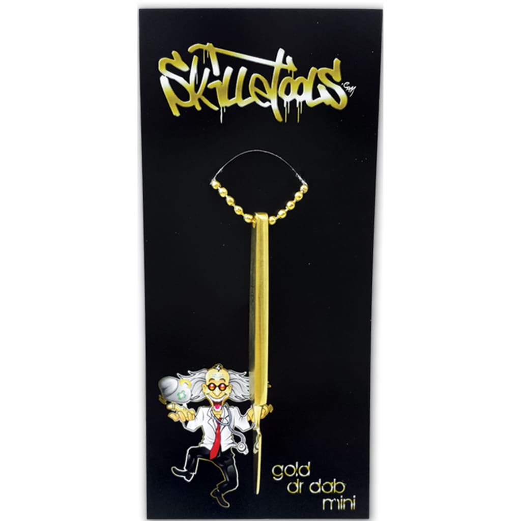Skillet Tools Mini Dabber with Attached Keychain – Gold Plated